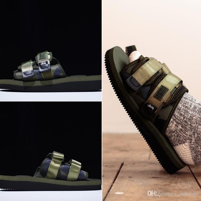 2018 New Arrival Clot X Suicoke Pattern Silk Moto Vs Slipper Fashion Men And Women Summer Sandal 
