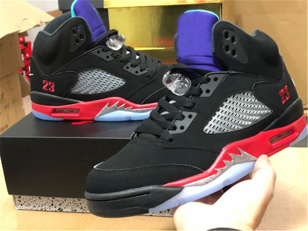 red and purple 5s