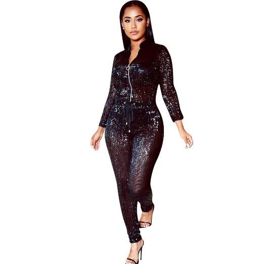 plus size bling jumpsuit