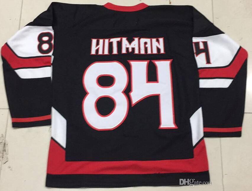 Bret Hitman Hart Calgary Hitmen Autographed CCM Premier CHL Hockey Jersey