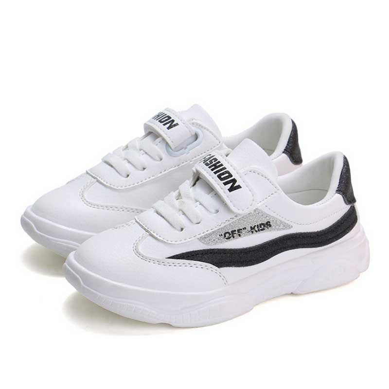 Acquista Taglia 27 37 Scarpe Da Ginnastica Bambini Scarpe Ragazze Scarpe Da  Ginnastica Bambini Della Scuola Di Moda Bambini Maschi Scarpe Da Corsa 2019  Scarpe Da Tennis Nuove PU Bianche # 6