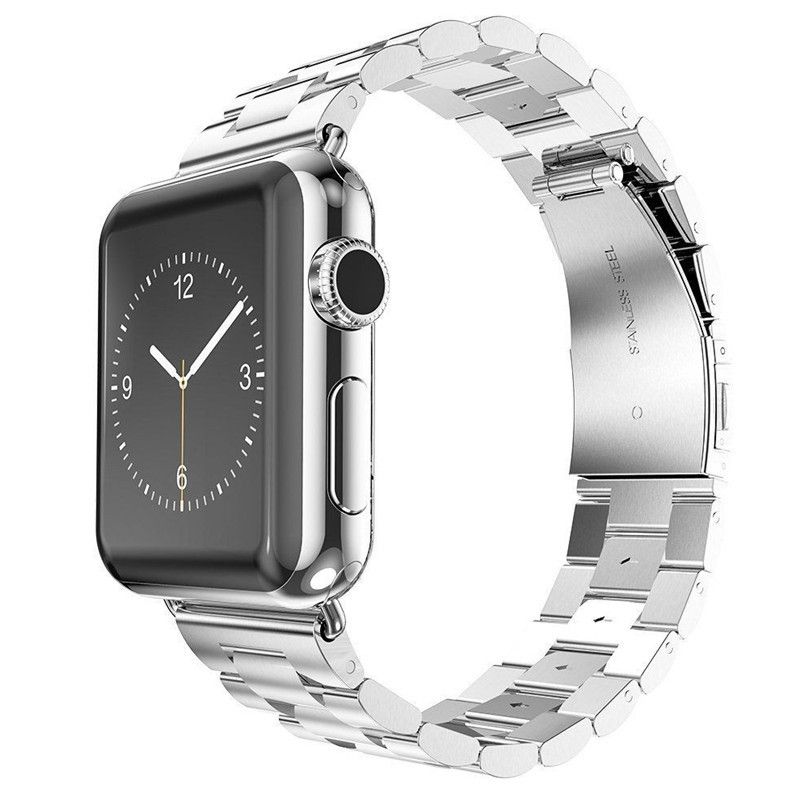 Acquistare Cinturino In Acciaio Inossidabile Cinturino Cinturino Apple Watch  42mm 38mm Cinturino Cinturino In Acciaio IWatch 4 3 2 1 Cinturino In  Metallo Con Adattatori Economico | Consegna Veloce E Qualità | It.Dhgate