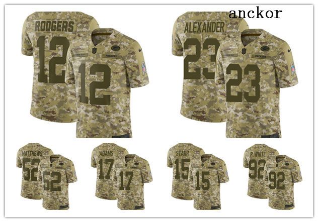 aaron rodgers military jersey
