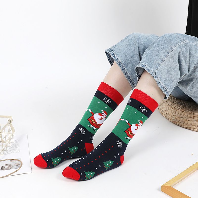 Santa Claus He Is My Friend Cotton Socks For Mens/&womens