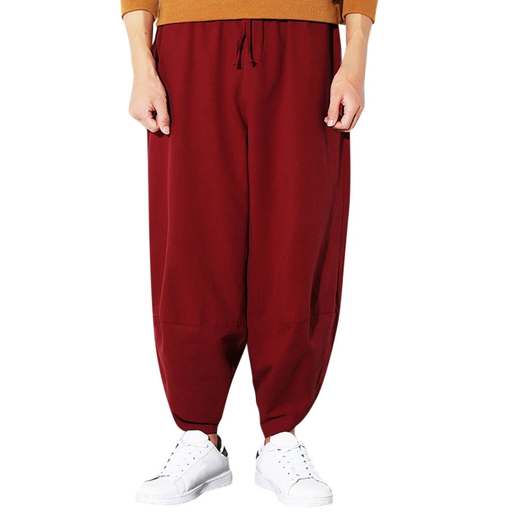 2020 Sagace Oversized Loose Fashion Men Casual Loose Solid Personality Drawstring Long Pants Harem Trousers Stylish And Comfortable From Yujiu 25 21 Dhgate Com