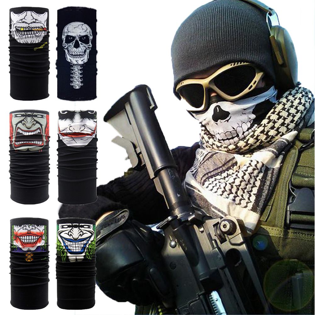 Magic Head Face Snood Neck Tube Wraps Shawl Scarf Buff Headwear Outdoor Sport