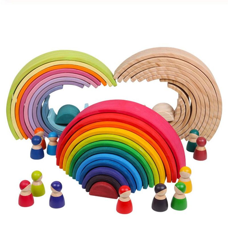 montessori rainbow toy