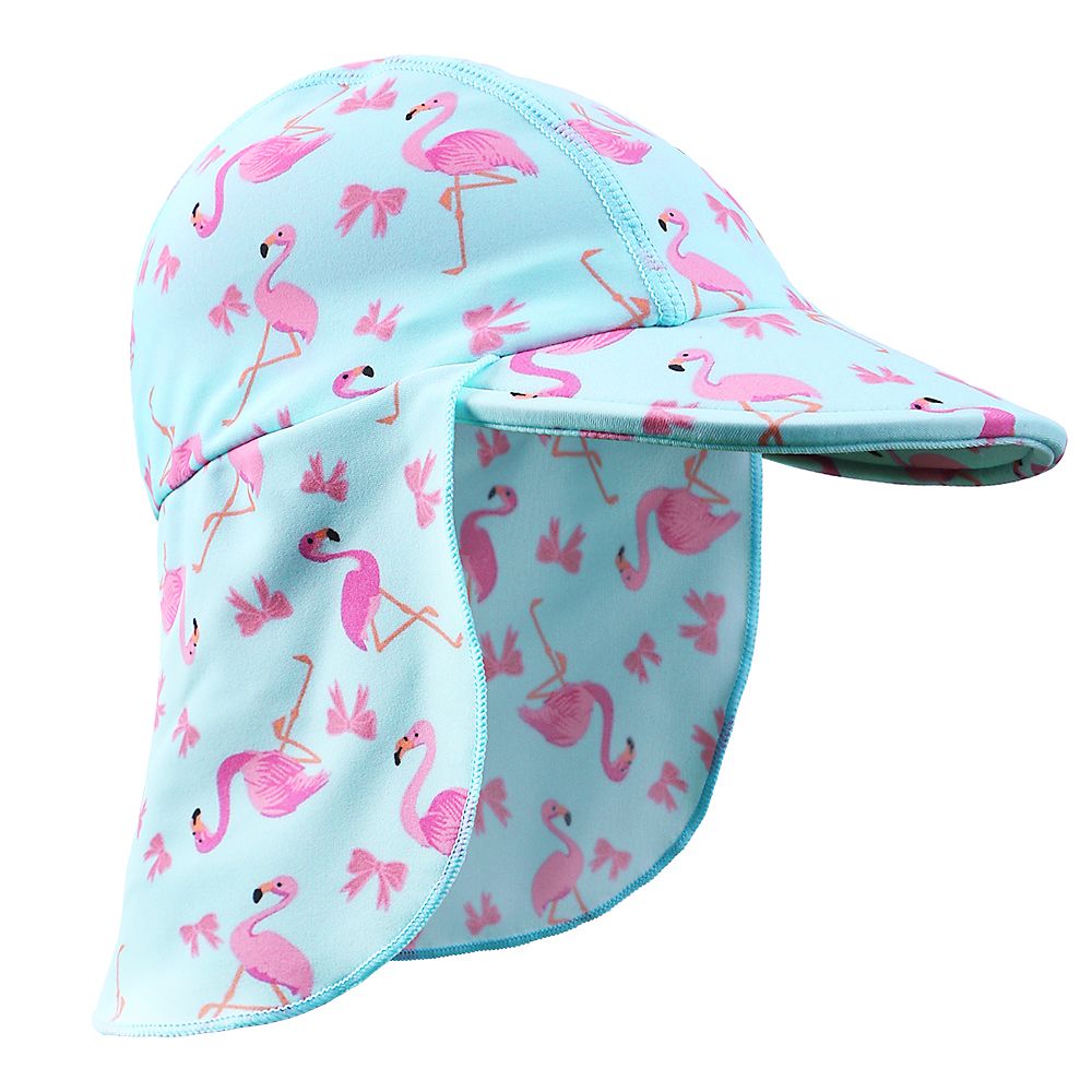 2020 Baby S Swim Sun Hats Flamingos Pattern Beach Caps Kids Swimming