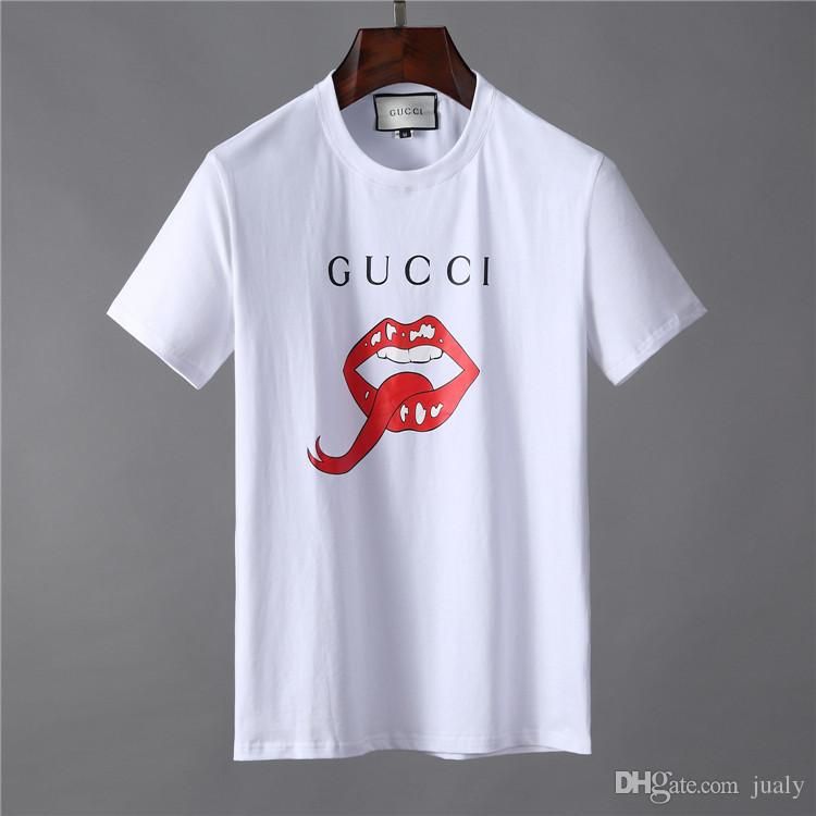 Luxury Mens Designer T Shirt With Sneaker Mouth Print Tees Cotton T Shirt Tee Dolce From Beautifuly, $28.15 |