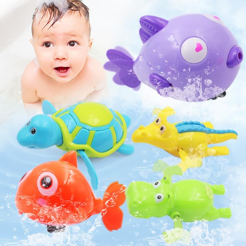 Wind Up Pingüino de la natación del juguete del baño Pingüino de la natación Niños Juguetes del baño del bebé del bebé juguetes del agua de baño 