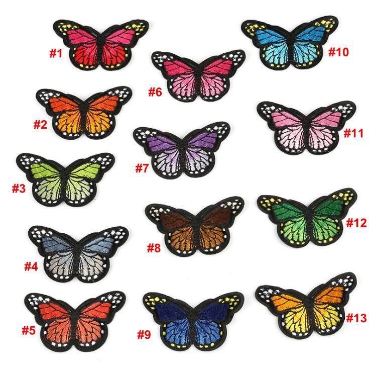 Pack of 3 Simply BEADED  Moth//Butterfly  Iron-On  Transfers
