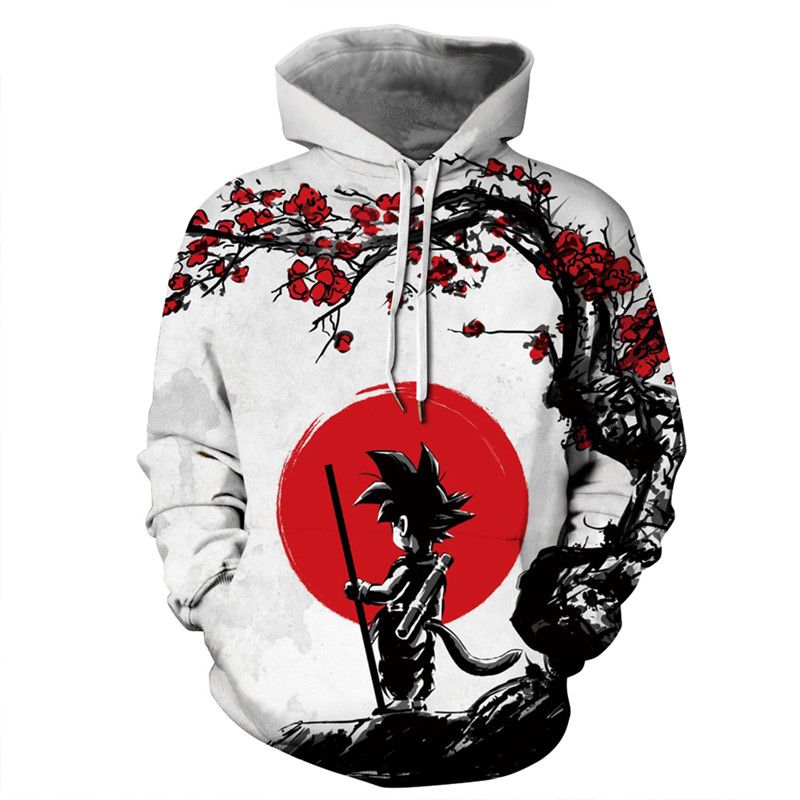 großhandel soshirl kid goku unisex anime hoodie japanische anime 3d druck  pullover kapuzen sweatshirt lustige street kühlt von guocloth 1583 € auf