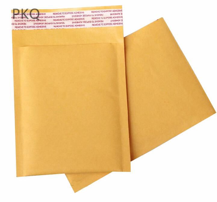 10 Pcs Kraft Bubble Mailers Padded Mailing Bags Yellow Paper Shipping Envelopes 
