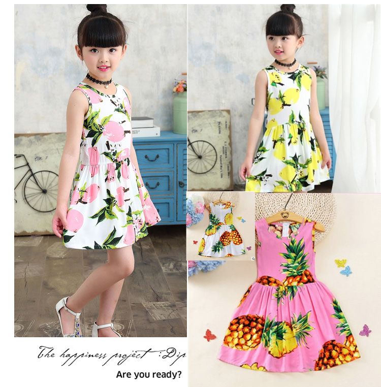 little girl lemon dress