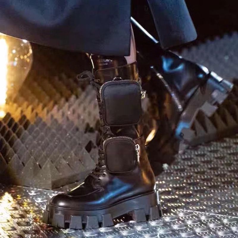 Punk Boots Ankle Boots Woman Platform 