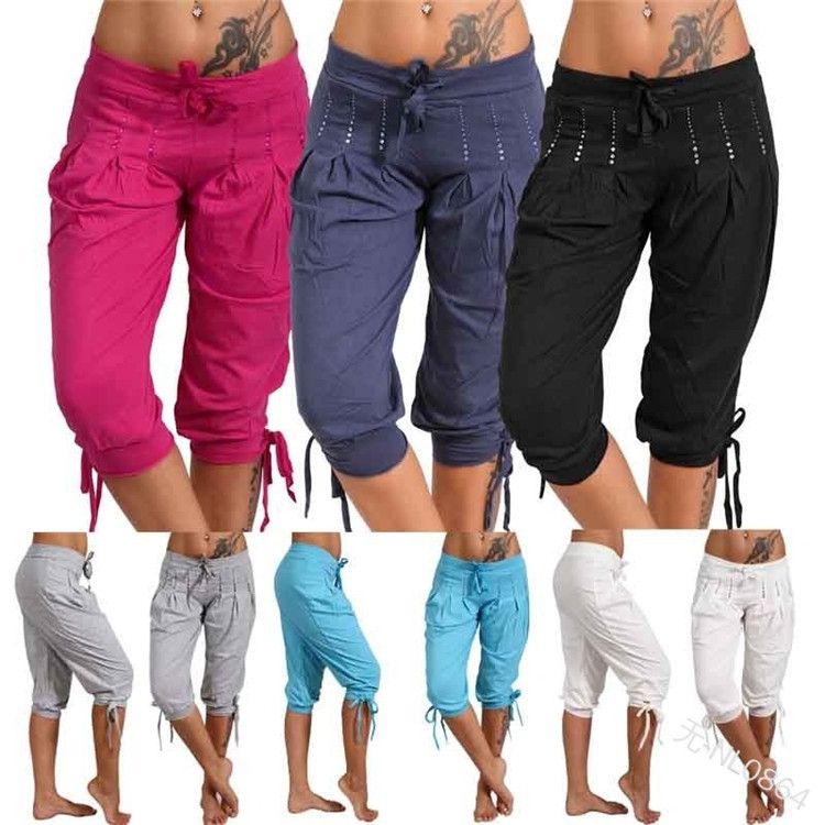 plus size women's cropped pants