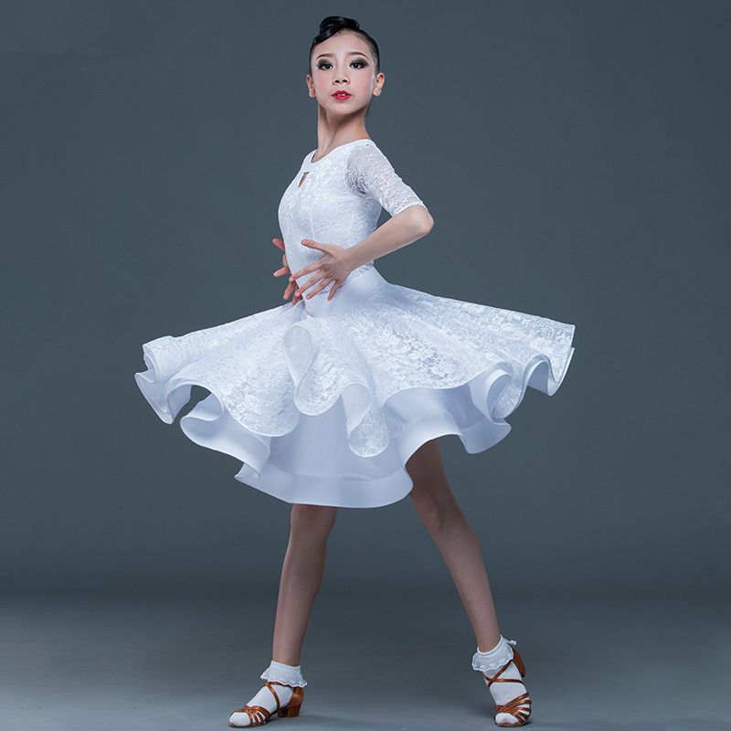 Сцена Носить Детей Латинские Бальные Танцы Платье Для Девочек Phaness Performance Suit Kids Top Skyts Наборы Конкурсных Костюмов От 6 835 руб.