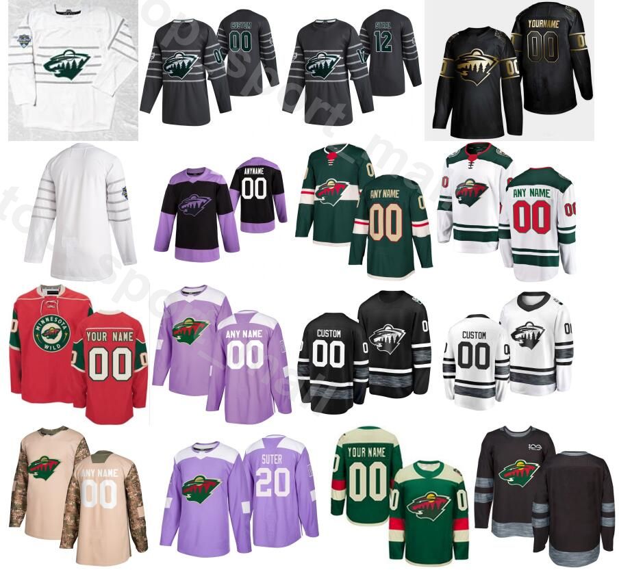 mn wild custom jersey