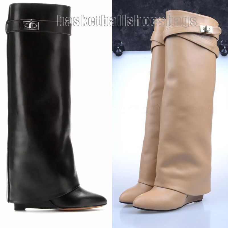 ladies designer knee high boots