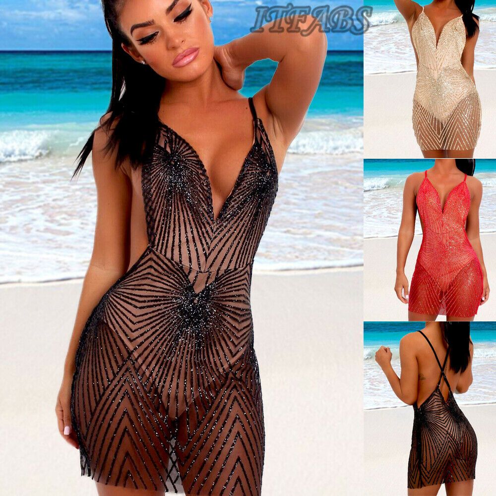 sequin bathing suit cover up