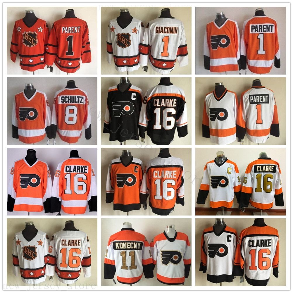 bobby clarke flyers jersey