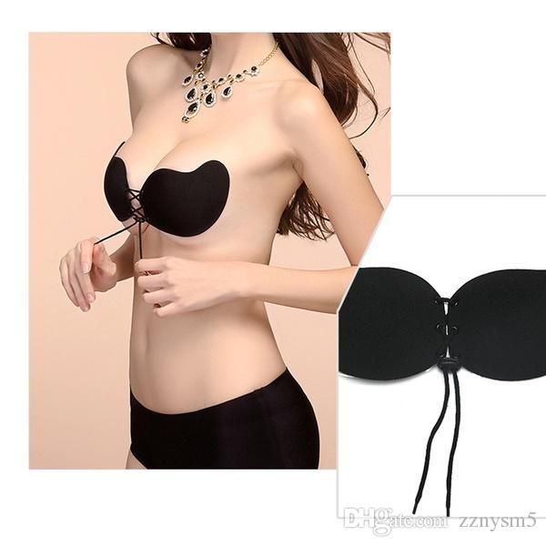 Grosshandel Frauen Silikon Bh Push Up Bh Tragerlos Ruckenfrei Selbstklebende Gel Abdeckung Schmetterlingsflugel Unsichtbare Bhs Nippel Abdeckung Brustpolster Von Szq 1 71 Auf De Dhgate Com Dhgate