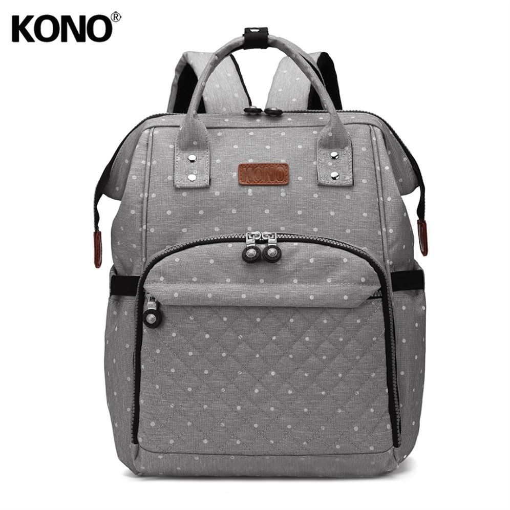 grey baby changing bolsa