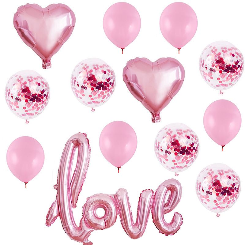 Acheter Or Rose Ballons Confetti Set Chrome Deco Anniversaire Ballon Fete De Mariage Decoration Danniversaire De Mariage Globals Metallique De 8 14 Du Industrial Fr Dhgate Com