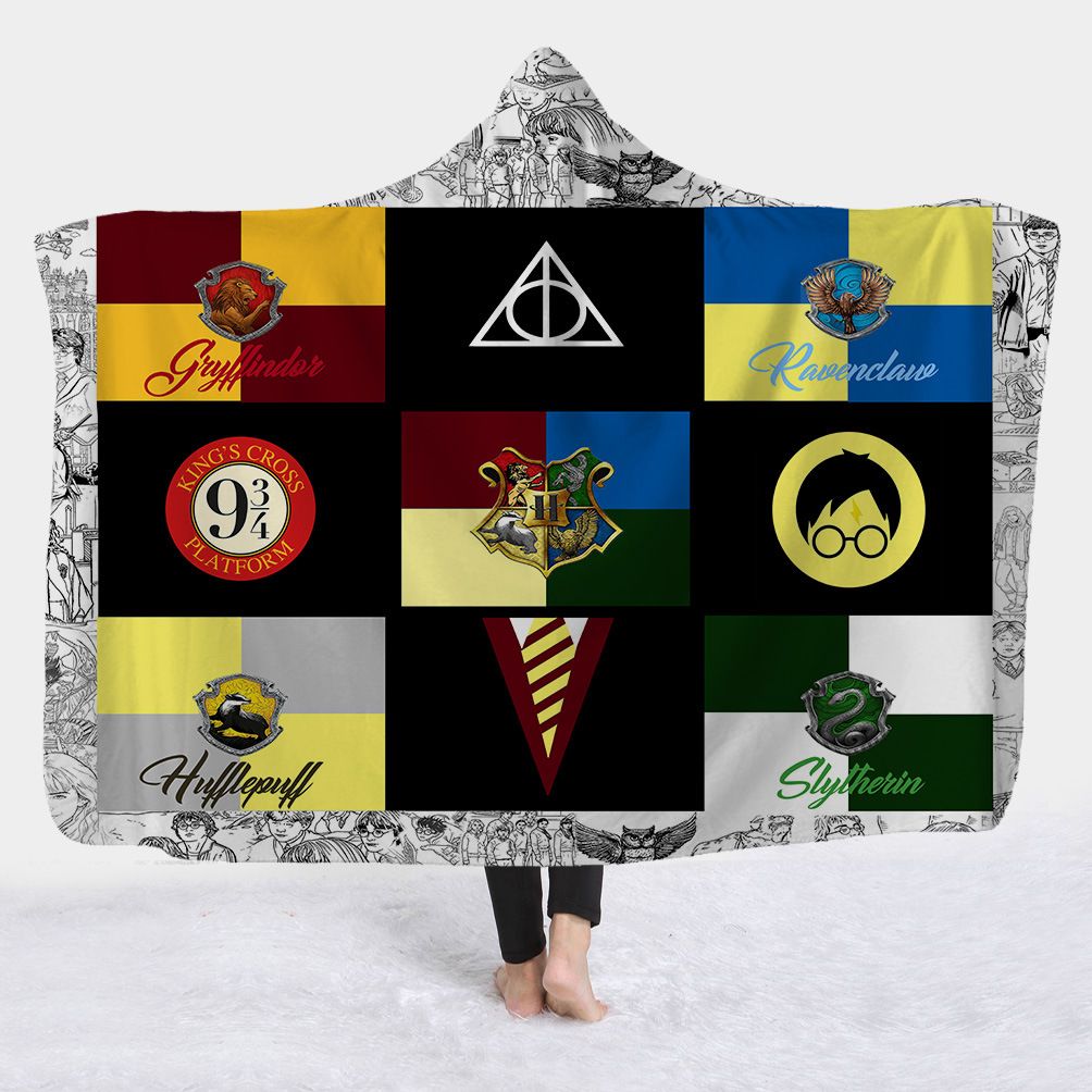 Harry Cartoon Potter Gryffindor Slytherin Ravenclaw Hufflepuff 3D