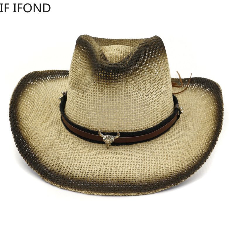 ladies western straw hats