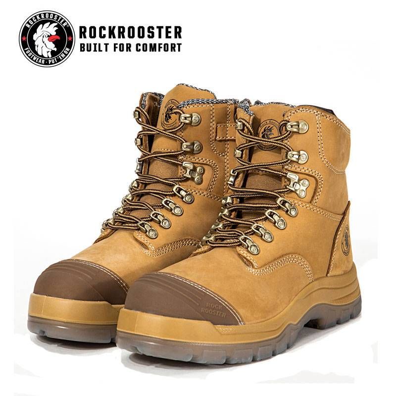 women's work boots with zipper