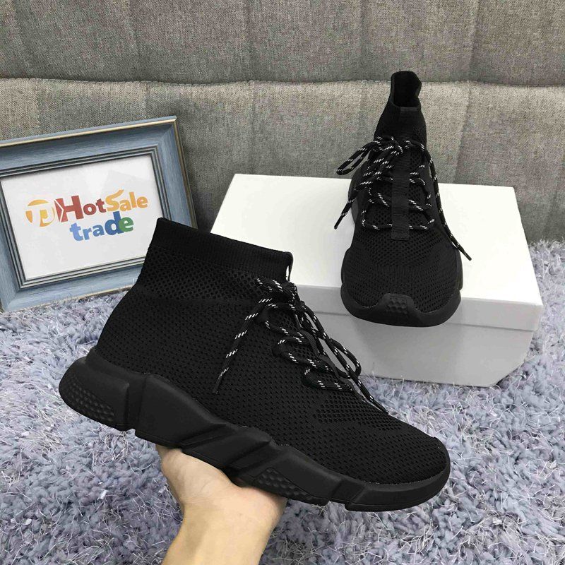 all black sock trainers