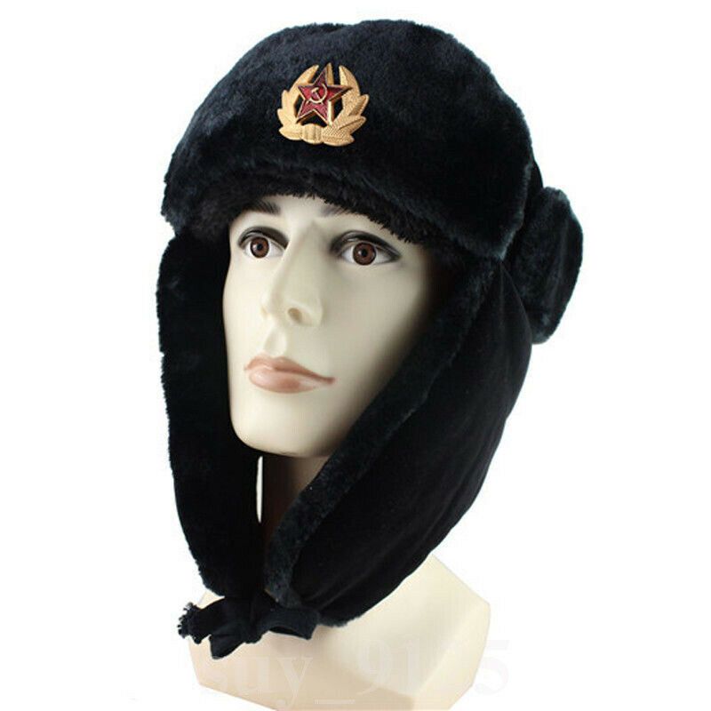 Acquistare Donna Uomo Unisex Bomber Cappelli Russo Colbacco Con Sovietica  Distintivo Ushanka Cosacco Pelliccia Calda Ear Flaps Nero Rosa Economico |  Consegna Veloce E Qualità | It.Dhgate