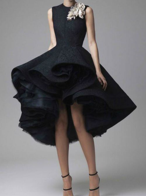 2019 Designer Dress Short Front Long 