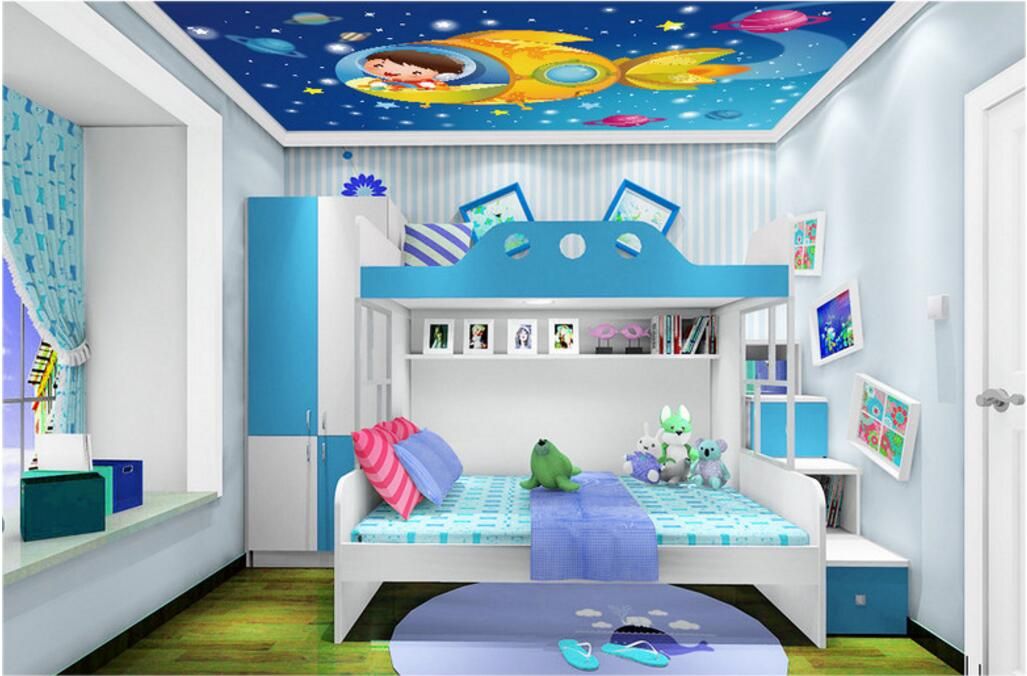 3d Ceiling Murals Wallpaper Custom Photo Travel Space Children S Room Background Home Decor Living Room 3d Wall Murals Wallpaper For 3 D Wallpapers