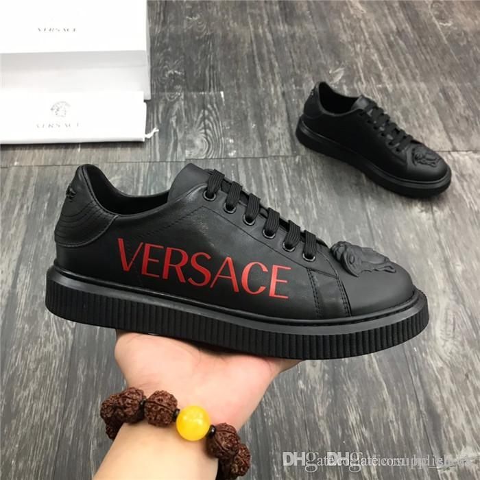 versace medusa leather nyx sneakers