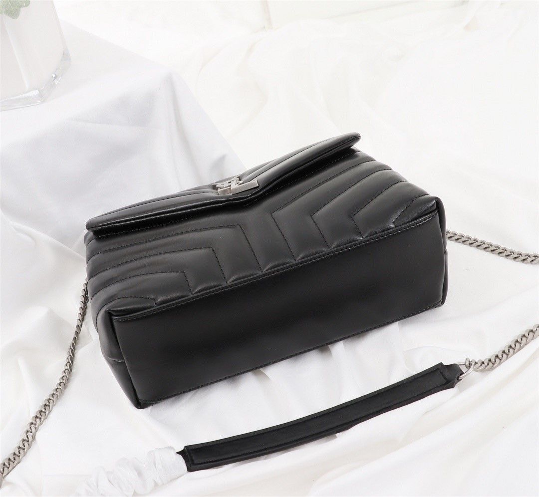 Designer Luxury Handbags Purses Square Fat LOULOU Chain Bags Real Leather  Bag Women Shoulder Bags High Quality Flapbag Black Bag Mini Bag From  Designergoodsstore, $68.16