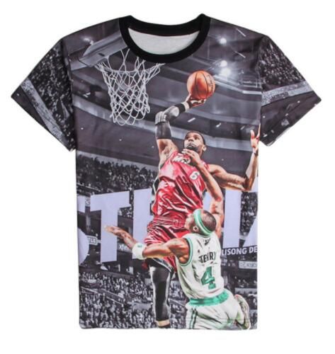 Nuevo LeBron James Camisetas Estampadas En 3D Modelo Fresco Tops De Verano Camisetas De Manga Corta O Cuello Cómodo Camisetas Sueltas Ocasionales 13,24 € | DHgate