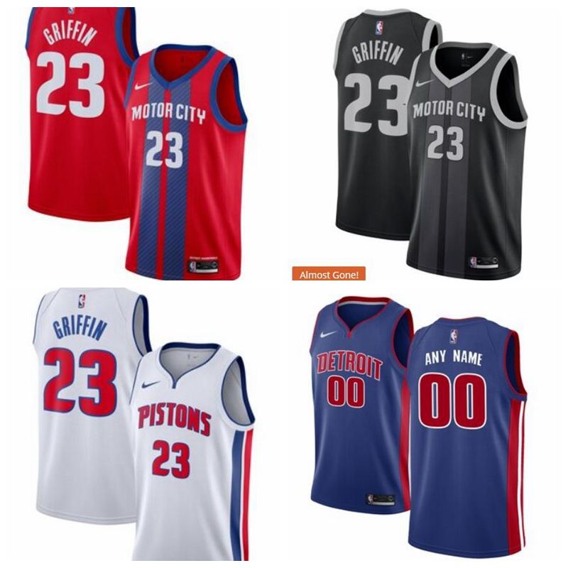 detroit pistons custom jersey