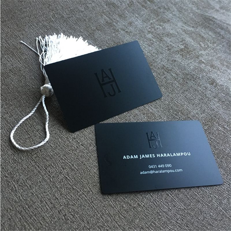 metal business card printing
