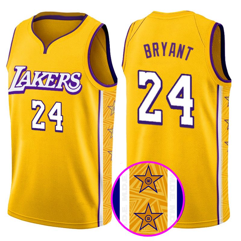 Compre Top 8 24 Kobe Bryant Jersey 24 33 Los Angeles Lakers Lebron