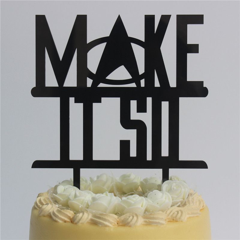 2019 Romantic Wedding Anniversary Cake Toppers Star Trek Make