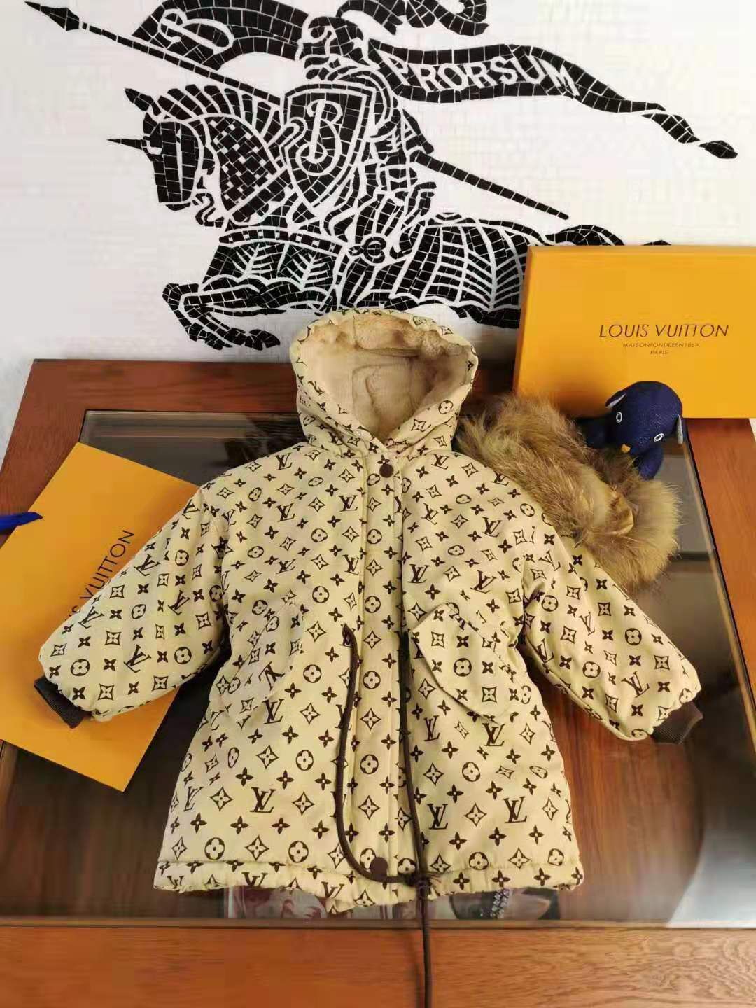 louis vuitton moletom com capuz brown