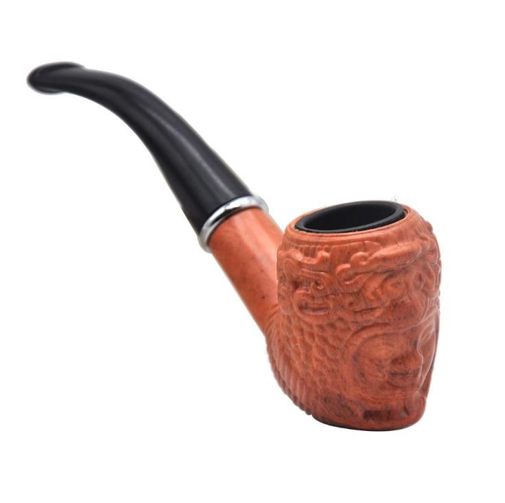 New Monk Meditation Quit Classic Pipe Old Flat Mouthed Wooden Cigarette From Lrt201268 7 11 