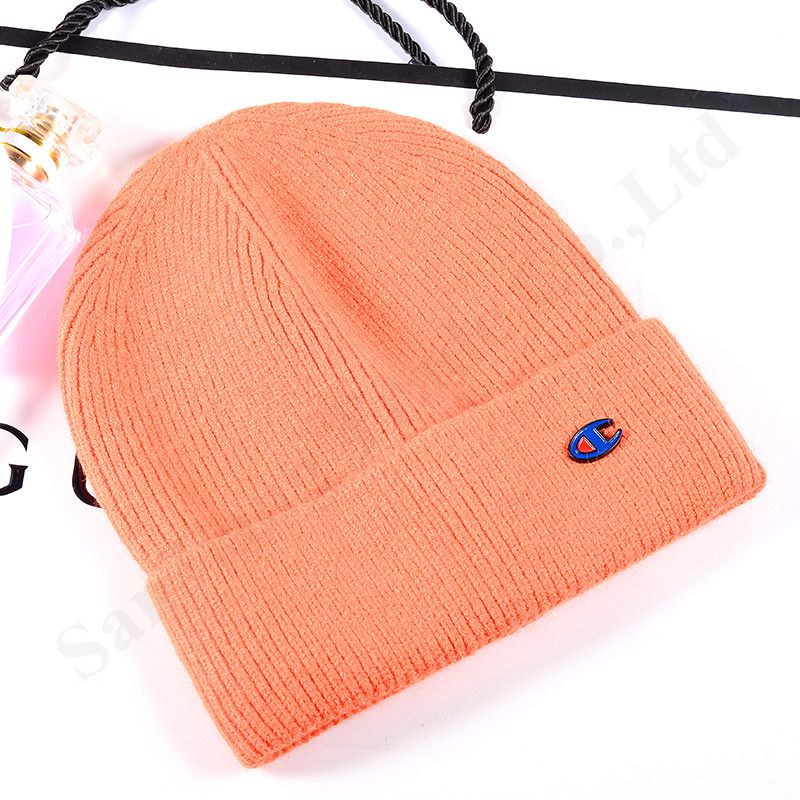 champion beanie orange