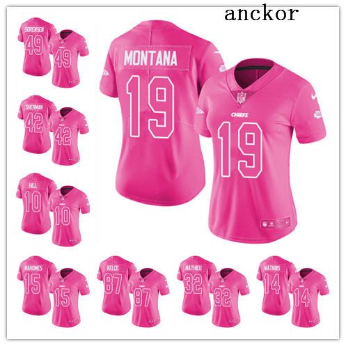 patrick mahomes pink jersey