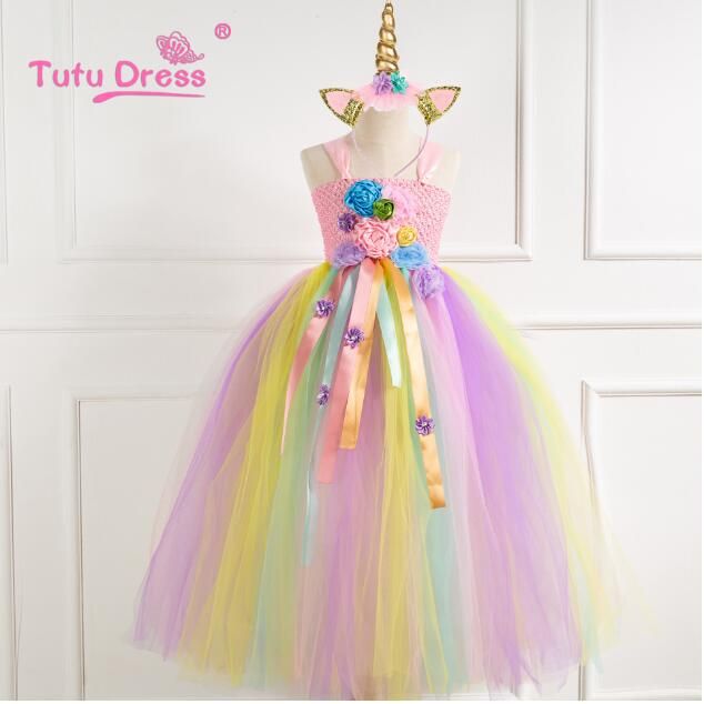 unicorn long dress