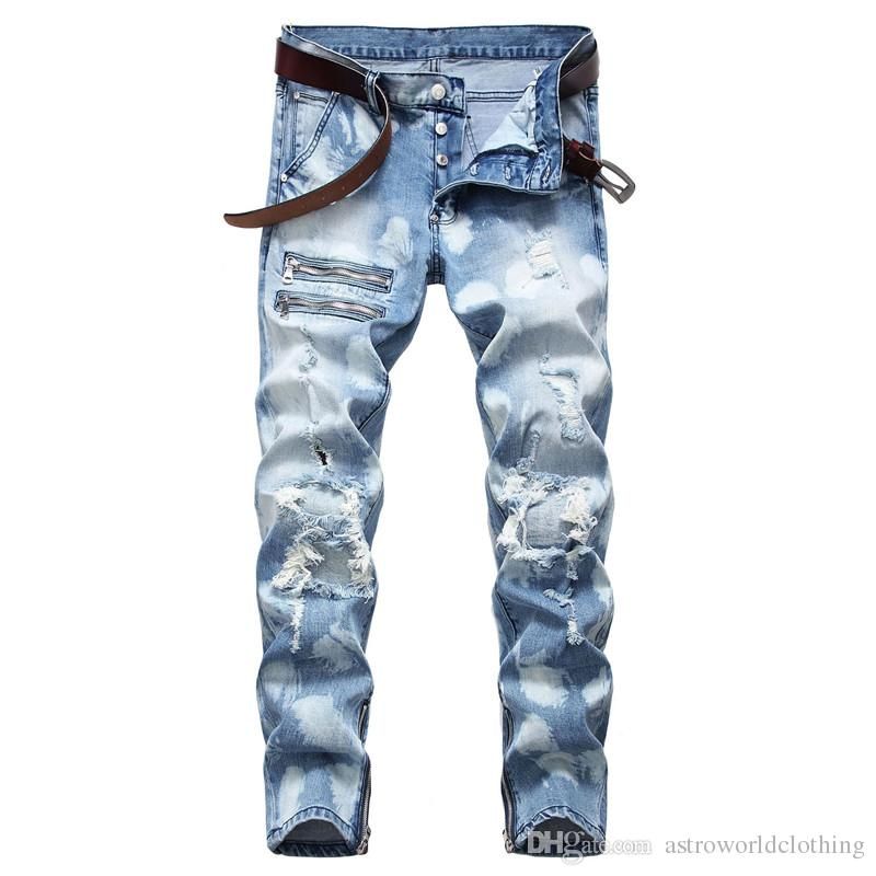 slim designer jeans