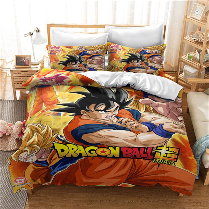 Bueno Folleto Ligado Ropa De Cama Dragon Ball Presentador Interrumpir 