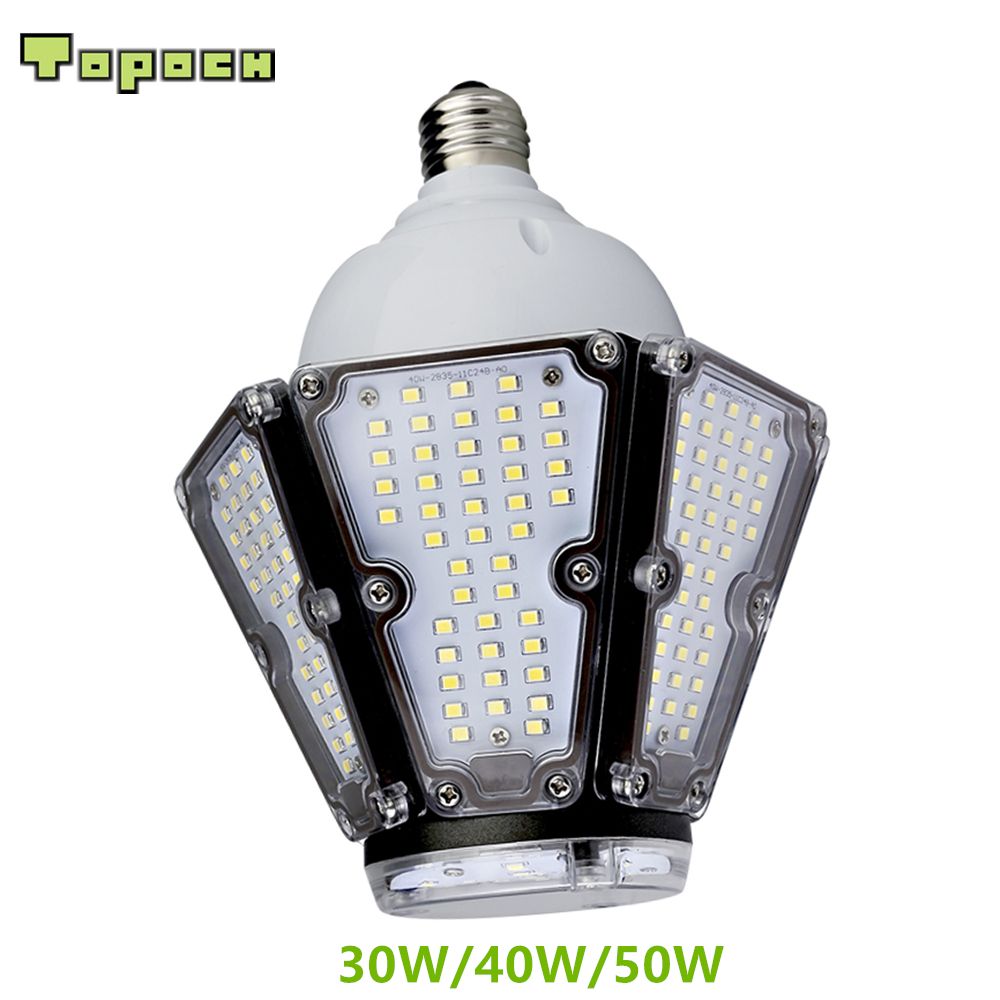 Topoch Industrial Light Bulb 120LM/W 30W 40W 50W LED UL CE Listed Screw Base CFL HID Replacement